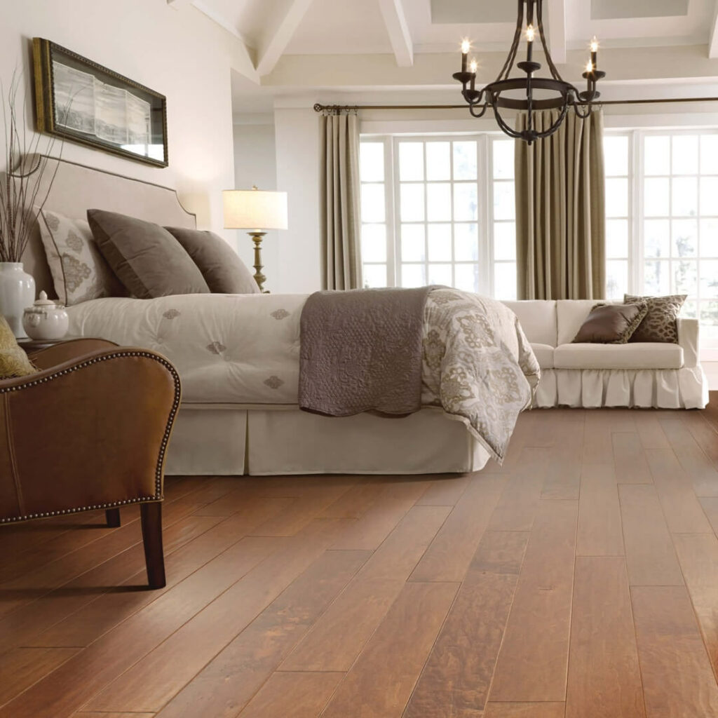 Bedroom hardwood | America's Carpet Outlet
